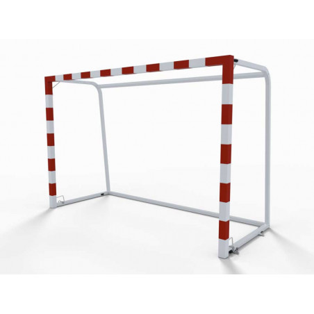 Pack 2 buts de handball compétition mobile en aluminium, cat. Supérieure (x2)