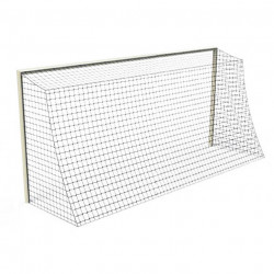 Filets de handball, tressés Ø3mm, 100mm maille simple (pour buts rabattables) (x2)