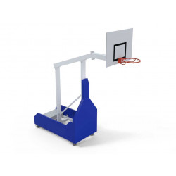 But de compétition de basket extérieur, mobile et non-pliable, 3x3, déport 1,2m (Demande de devis)