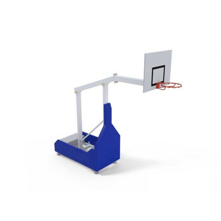 Panier de compétition de basket extérieur, mobile et non-pliable, 3x3, déport 1,6m