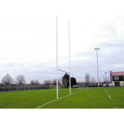 Pack Standard 2 buts de rugby en aluminium à sceller, 8m