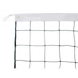 Filet de volley câblé 2mm, tension par cordeau, longueur 9,5m