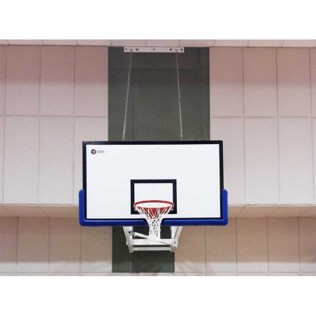 Panier de basket mural - S14185 - SODEX SPORT - pour l'intérieur / pliable  / en acier