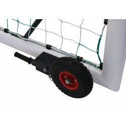 Kit roues pour but de foot Ø102mm transportable