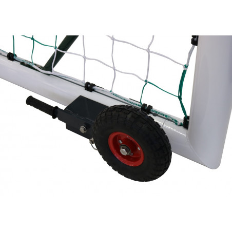 Kit roues pour but de foot Ø102mm transportable